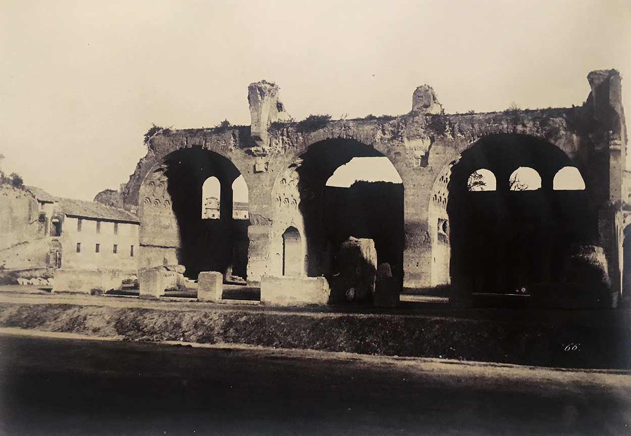 Gustave Le Gray/Firmin-Eugène Le Dien - Ruines de la Basilique de Maxence, Rome