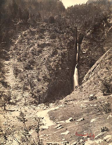 Farnham Maxwell Lyte - Cascade d'Enfer a Luchon, Pyrenees