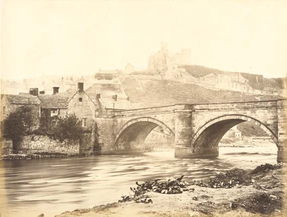Richmond Bridge and Castle--Yorkshire