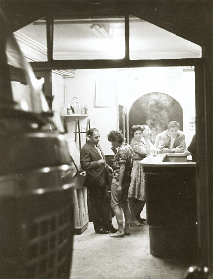Robert Doisneau - Smoky Scene in a Paris Bar