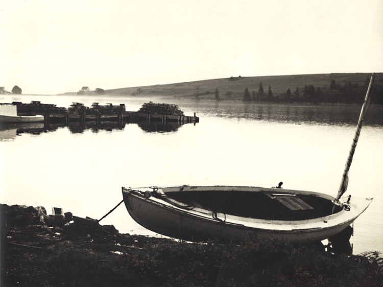 F. Bedrich Grünzweig - Nova Scotia Sea Shore with Boat