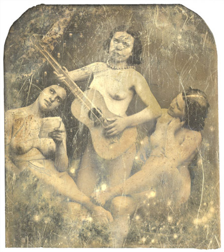 Charles Schwartz - Light Reclaimed  - Young Nymphs with Guitar