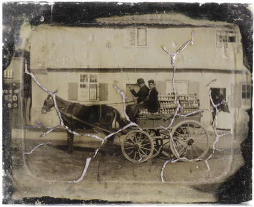 Charles Schwartz - Light Reclaimed - Horse-Drawn Milk Delivery Wagon