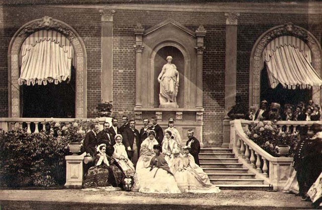 Camille Silvy - Group Portrait of the Royal Family of Orleans at the Orleans House Fete Champetre