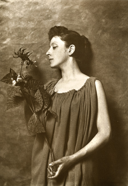 Anonymous - Woman and Sun Flower Anonymous - Woman and Sun Flower