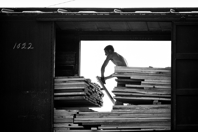 Michael Philip Manheim - Lumber Loading, Hartville, Ohio (From See-Saw Series)