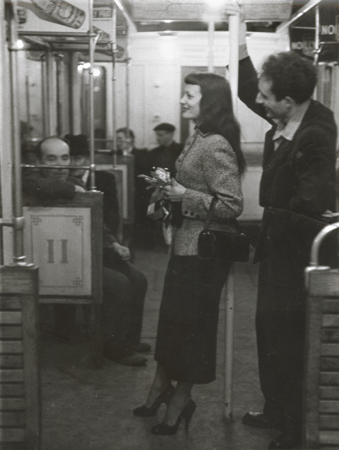 Robert Doisneau - Marc and Christiane Chevalier in the Paris Metro Robert Doisneau - Marc and Christiane Chevalier in the Paris Metro