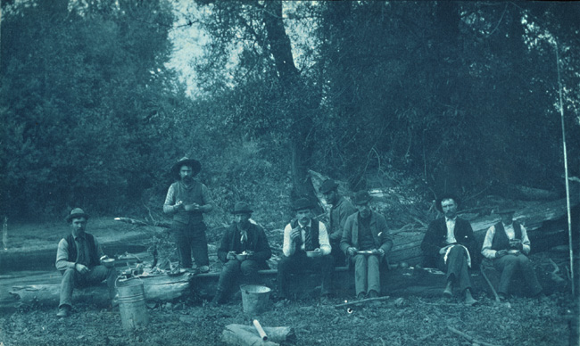 Anonymous - Union Pacific Surveyors Having Dinner near Chehalis Anonymous - Union Pacific Surveyors Having Dinner near Chehalis