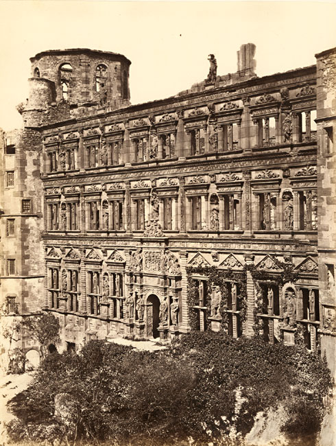 Othon-Henri Palace Fascade, Heidelberg, Germany