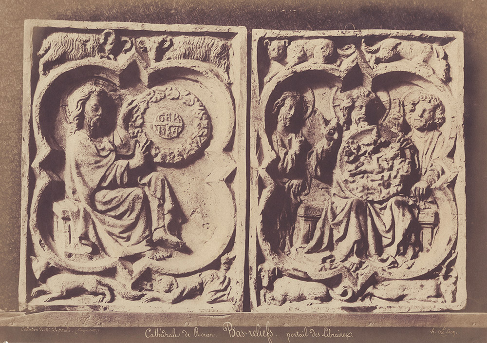 Henri Le Secq - Base Reliefs from the Rouen Cathedral, Portail des Libraire