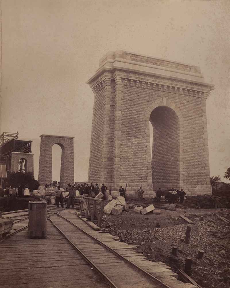 Anonymous - Arches for Railroad Bridge Construction, France Anonymous - Arches for Railroad Bridge Construction, France