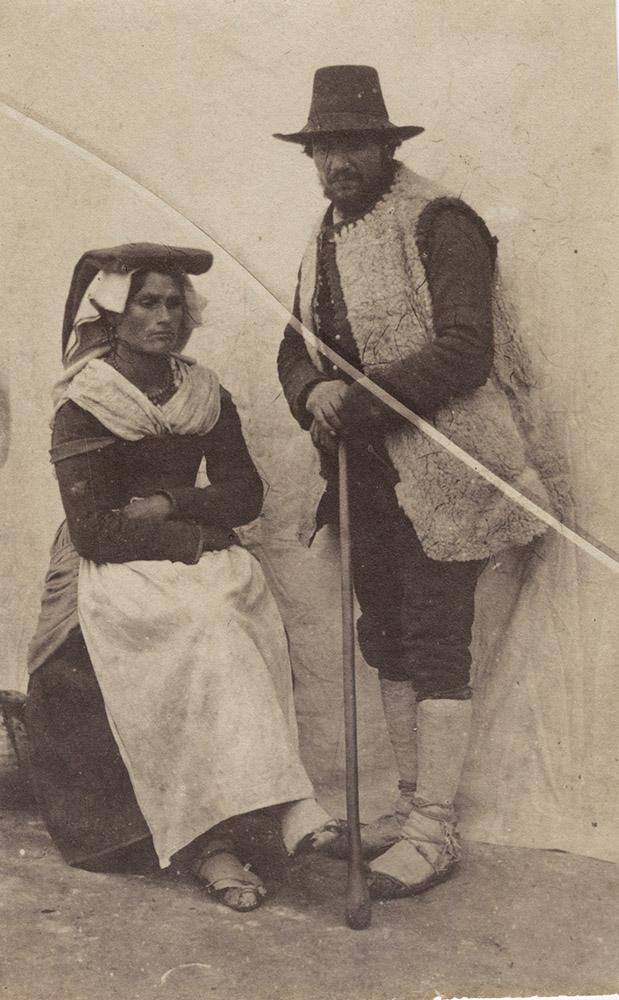 Roman Pifferari Couple in Traditional Dress
