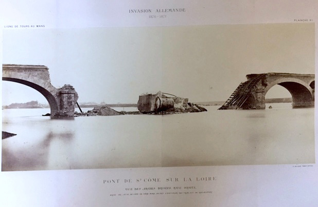 Invasion Allemande, 1870-1871: Ponts Brises Pendant la Guerre--Photographies