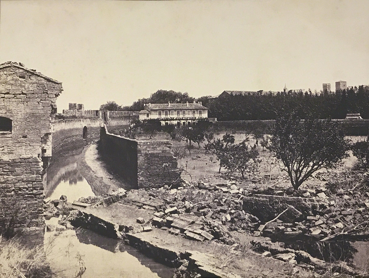 Edouard Baldus - Ramparts Destroyed by the Flood, Avignon, France