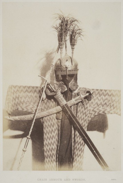 Hugh Owen - Chain Armor and Swords, India, Exhibited at Great Exhibition, London