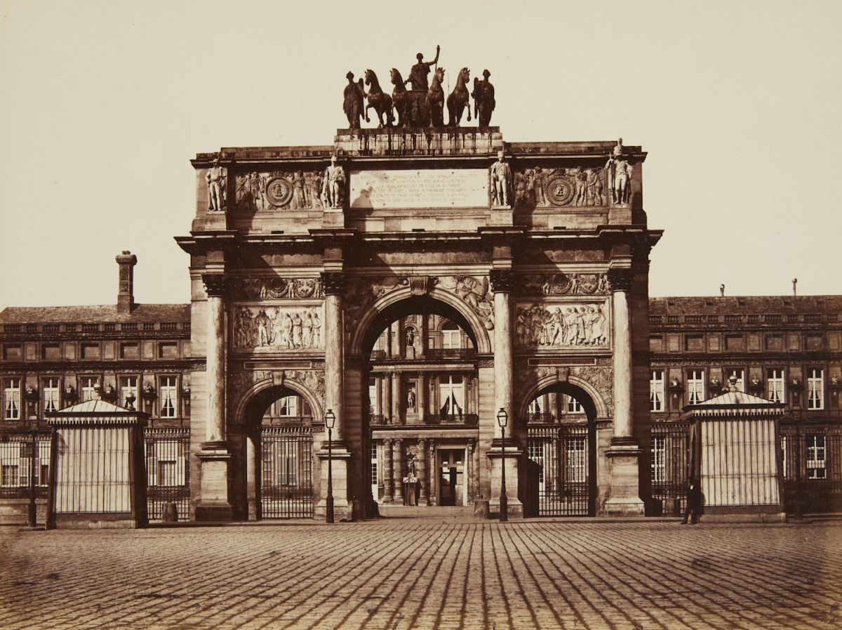 Edouard Baldus - Arc de Triomphe du Carrousel, Tuileries, Paris