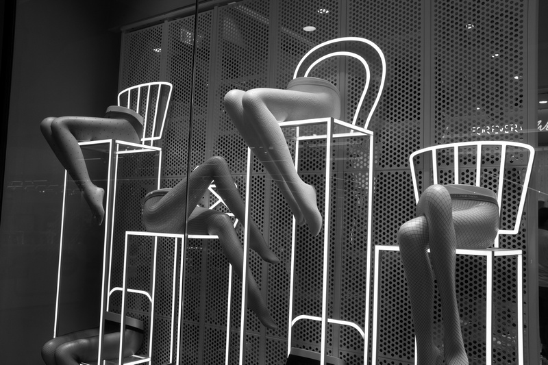 Stanko Abadžic - Window Display of Legs and Panty Hose