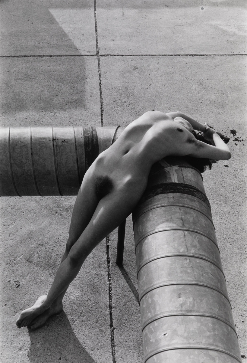 Lucien Clergue - Nude a la Terrasse II, Paris Lucien Clergue - Nude a la Terrasse II, Paris