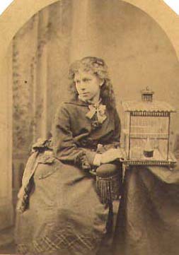 Young Women with Bird in a Cage