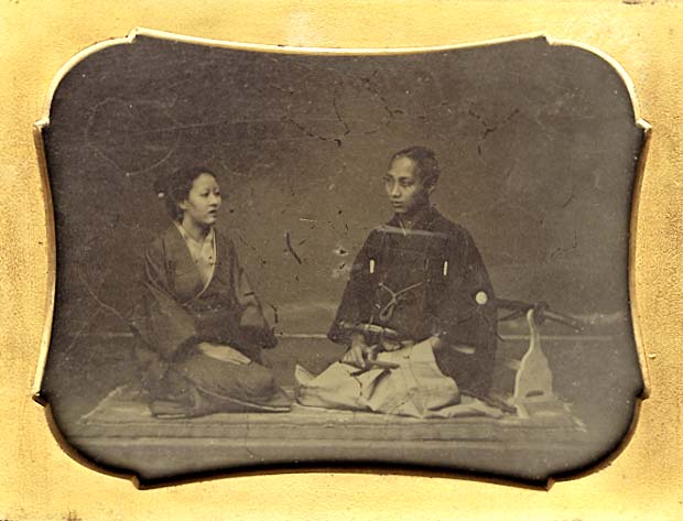 Anonymous - Japanese Samurai and Woman Anonymous - Japanese Samurai and Woman