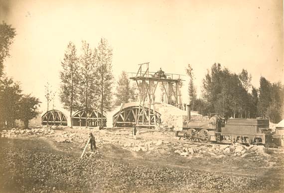 Building of the Viaduct at Le Boson, Loire Valley
