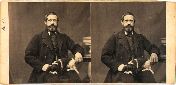 Anonymous - Man with Dog in His Lap Anonymous - Man with Dog in His Lap