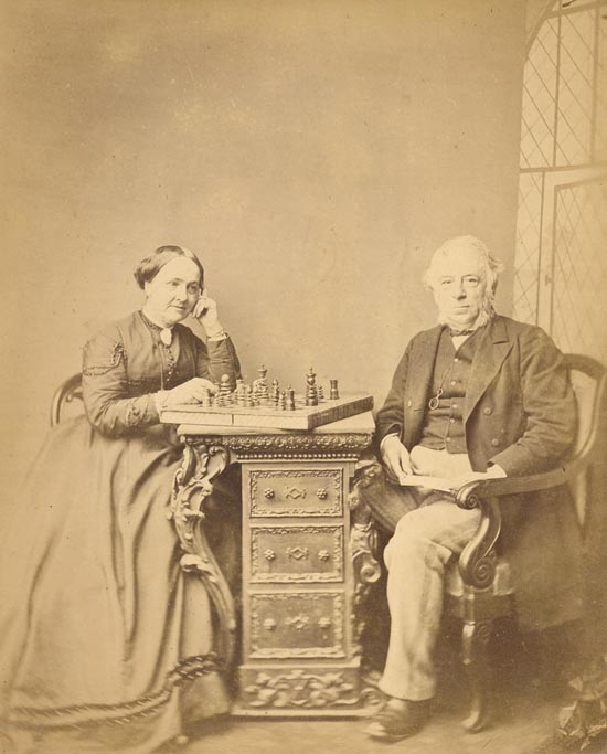 Anonymous - Man and Woman Playing Chess Anonymous - Man and Woman Playing Chess