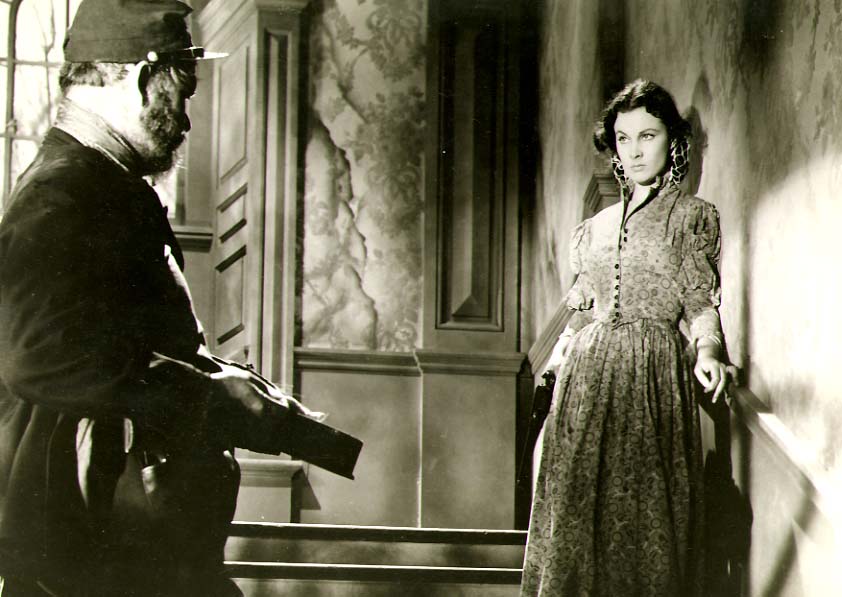 Clarence Sinclair Bull or Fred Parrish - Vivien Leigh with Yankee Deserter in Gone with the Wind