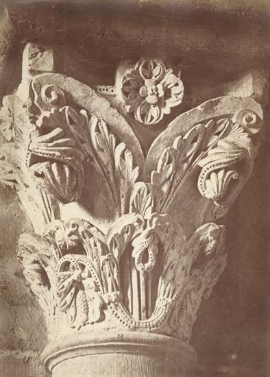 Anonymous (possibly Mederic Mieusement) - Column Capital in the Church of St. Nicolas, Blois, France Anonymous (possibly Mederic Mieusement) - Column Capital in the Church of St. Nicolas, Blois, France