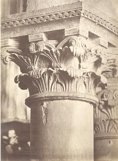 Anonymous (possibly Mieusement) - Column Capital in the Church of St. Nicolas, Blois, France Anonymous (possibly Mieusement) - Column Capital in the Church of St. Nicolas, Blois, France