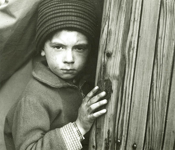 Tibor Honty - Small Boy at Doorway