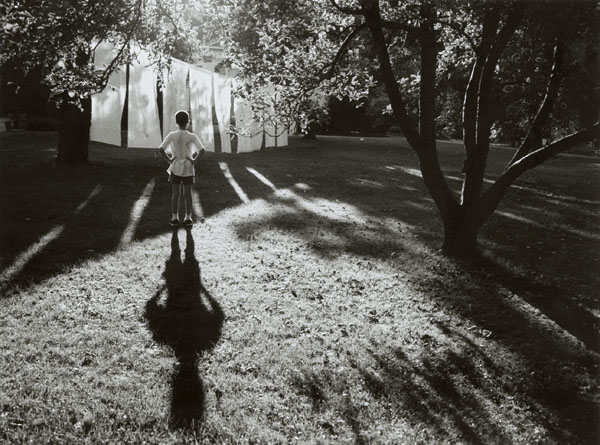 Stanko Abadžic - Untitled) Boy and Line of Laundry, Prague