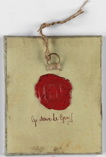 A forged Le Gray signature on the back of a French daguerreotype that came up at auction.