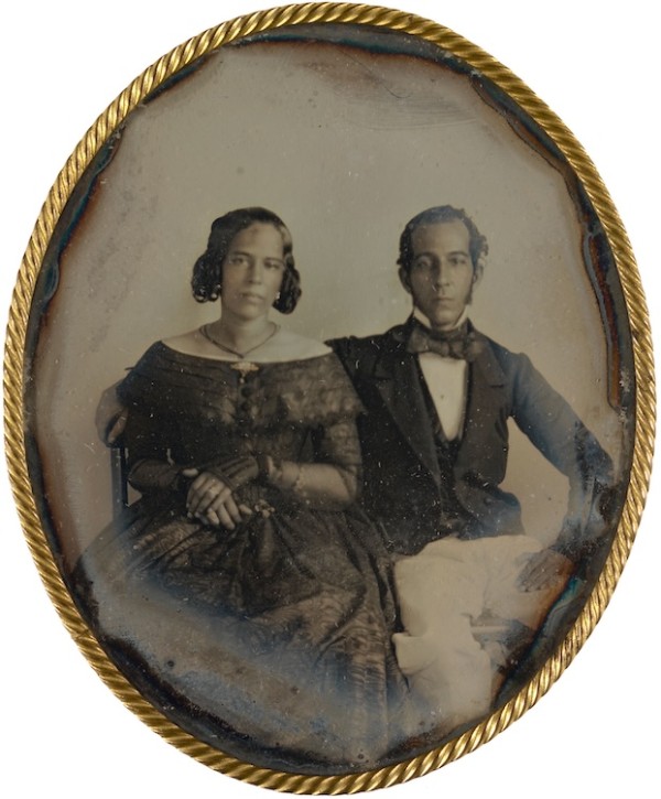 Toegeschreven and J.L. Riker of Warren Thomson, Portrait of Johannes Ellis and Maria Louisa de Hart, Paramaribo, Suriname, circa 1846.